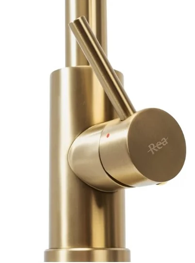 Змішувач для кухні Rea Fresh brushed gold (REA-B9148) Фото - 4