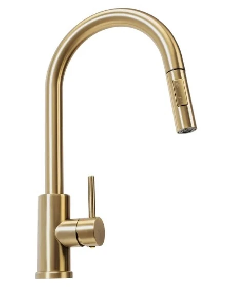 Змішувач для кухні Rea Fresh brushed gold (REA-B9148) Фото - 6