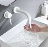 Змішувач для умивальника прихованого монтажу Rea Lungo white (REA-B9559) Фото - 2