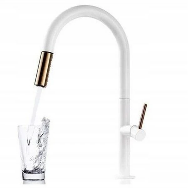 Смеситель для кухни Rea Apollo white/rose gold (REA-B9603) Фото - 1