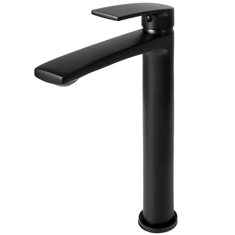 Смеситель для умывальника Rea Luppo black mat, высокий (REA-B9637) Фото - 2