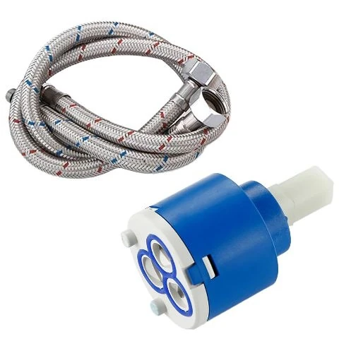 Змішувач для біде Rea Bloom білий/золотий (REA-B9930) Фото - 2