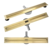 Трап Rea Neox Slim Pro gold brushed 80 (REA-G2715)