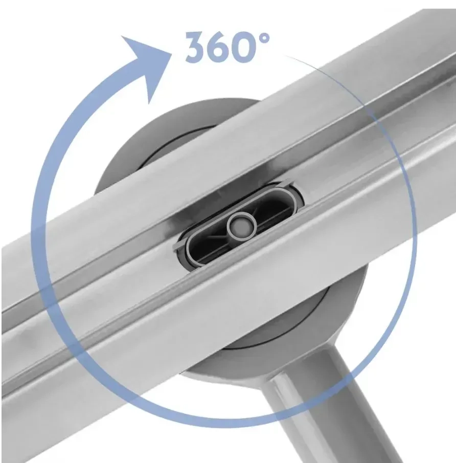 Трап Rea Neox Slim Pro brushed nickel 90 (REA-G4811) Фото - 2