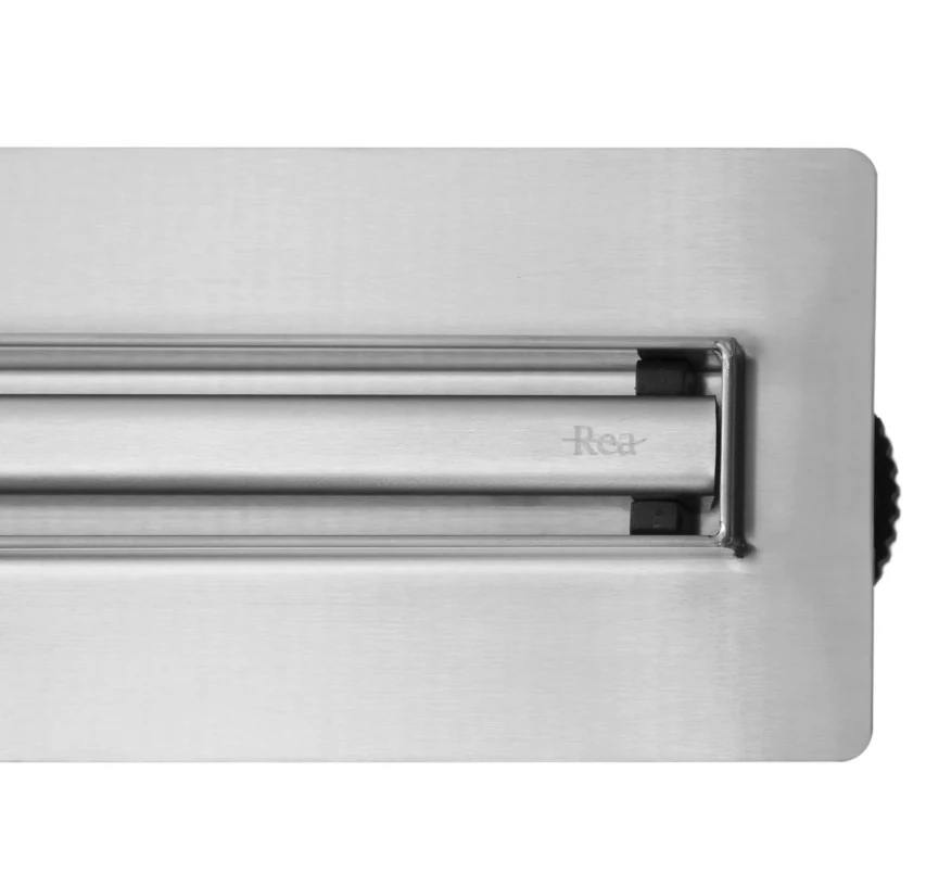 Трап Rea Neo Slim Pro 600 мм, сифон, ножки, матовая сталь (REA-G5801) Фото - 3
