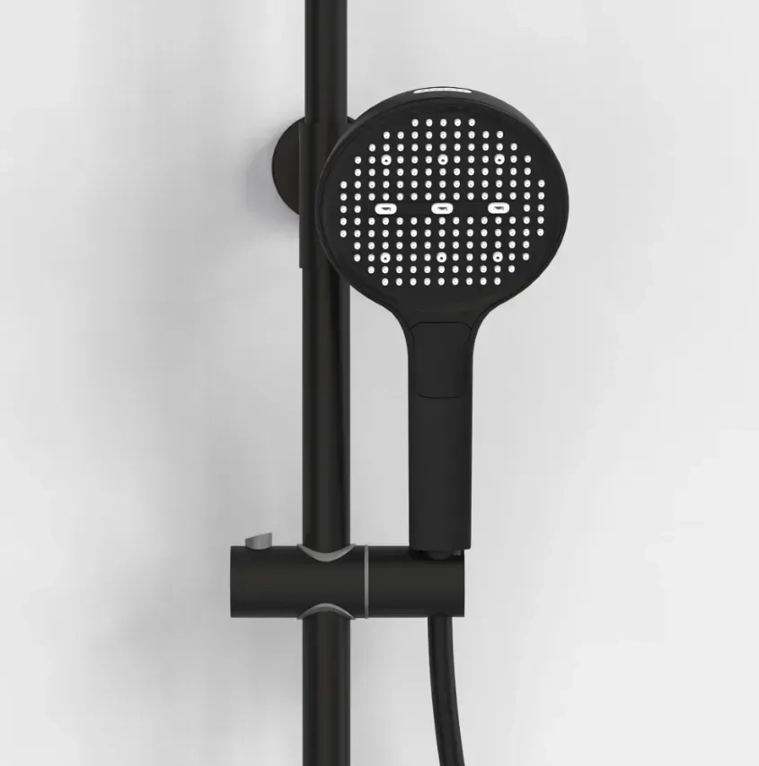 Душова система для ванни та душу Rea Farel black matt (REA-P0354) Фото - 3