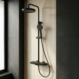 Душова система для ванни та душу Rea Farel black matt (REA-P0354) Фото - 1