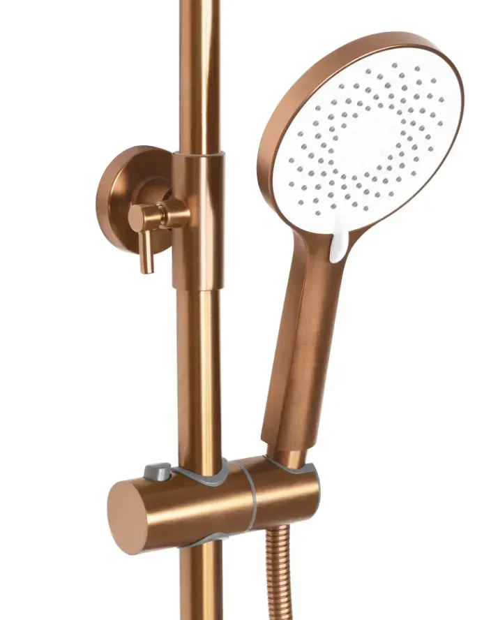 Душова система Rea Avalon з виливом, brushed copper (REA-P2418) Фото - 3
