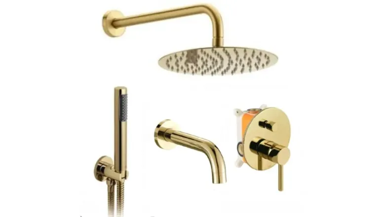 Душевая система Rea Lungo L. Gold (REA-P4125)