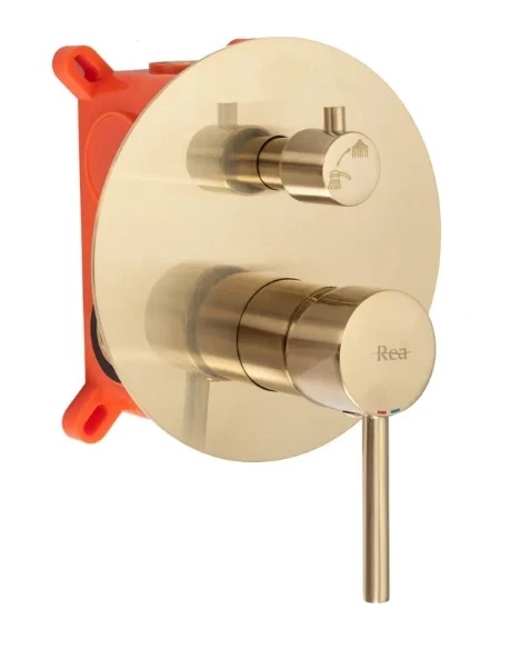 Душова система Rea Lungo Gold Мати + box (REA-P4160) Фото - 1