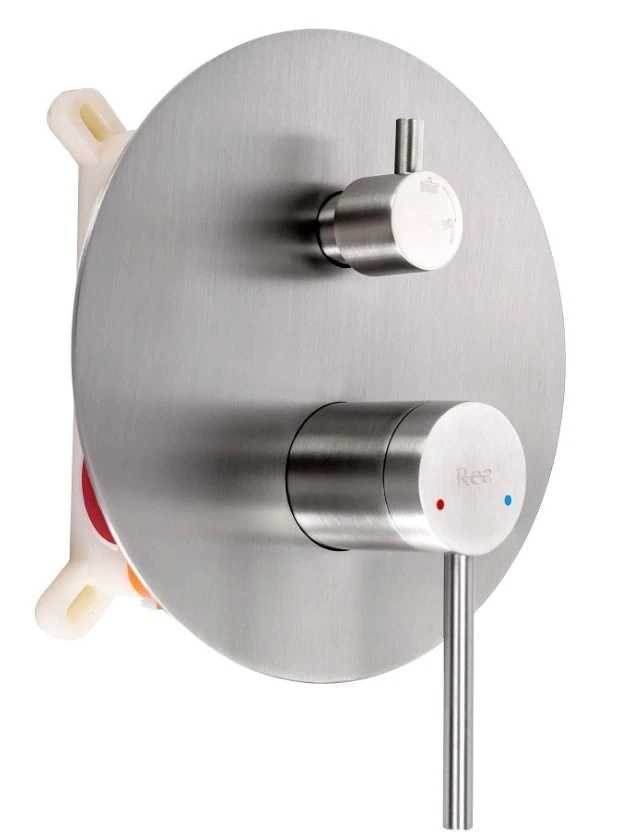 Душова система Rea Foss Clif + box прихованого монтажу, nickel brush (REA-P5969) Фото - 1