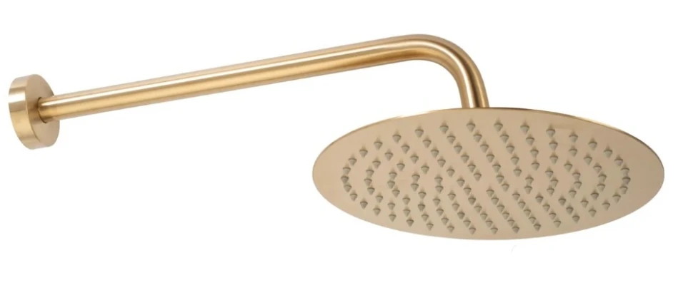 Душовий комплект прихованого монтажу Rea Lungo brush gold + box (REA-P6609) Фото - 3