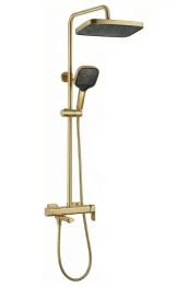 Душевая система для ванны и душа Rea Arlo brush gold (REA-P7441) Фото - 1