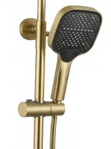 Душевая система для ванны и душа Rea Arlo brush gold (REA-P7441) Фото - 3