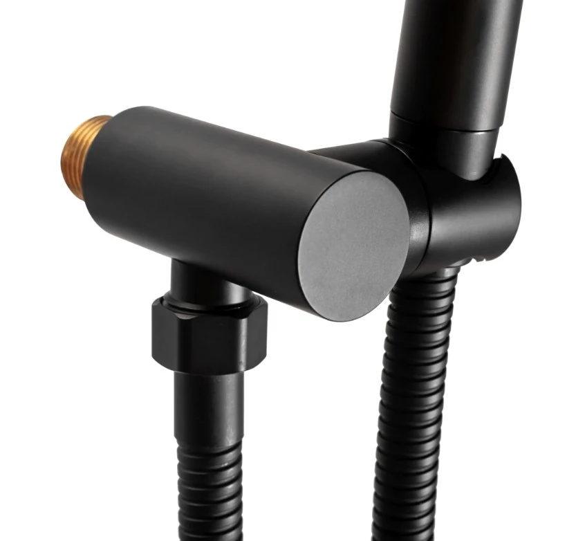 Душевой комплект скрытого монтажа Rea Lungo black (REA-P8549) Фото - 4