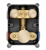 Душова система прихованого монтажу Rea Lungo з термостатом gold box (REA-P8550) Фото - 7