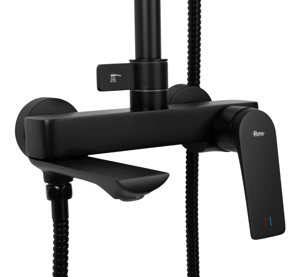 Душевая система Rea Avalon black (REA-P8811) Фото - 3