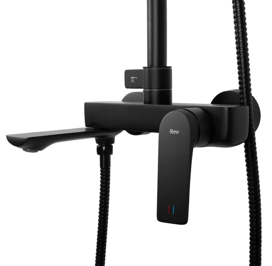 Душевая система Rea Avalon black (REA-P8811) Фото - 5