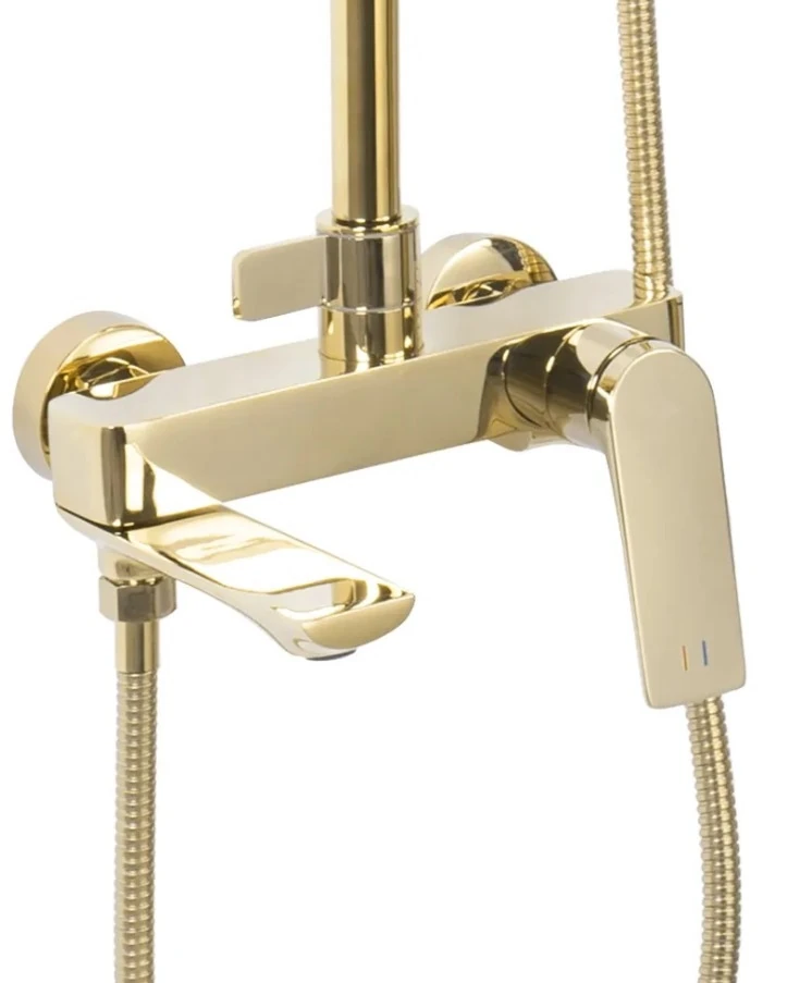 Душевая система Rea Avalon gold (REA-P8812) Фото - 2