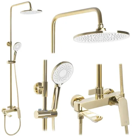 Душевая система Rea Avalon gold (REA-P8812)