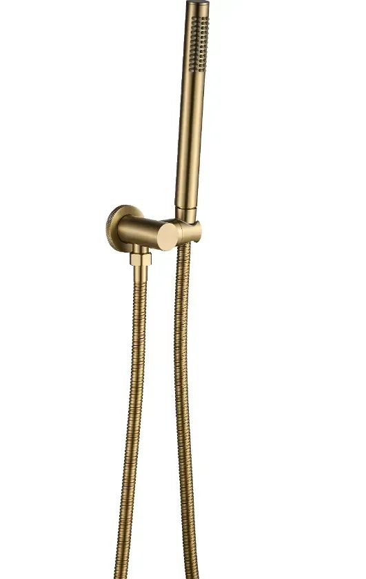 Душова система Rea Lungo Grip brushed gold + box прихованого монтажу (REA-P8950) Фото - 1