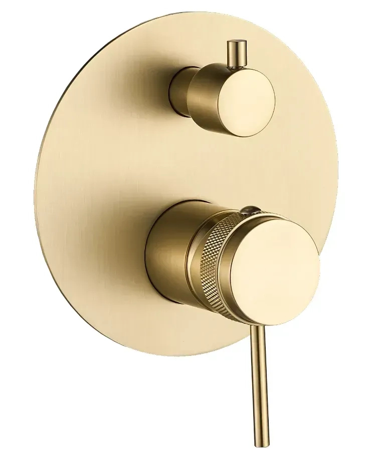 Душова система Rea Lungo Grip brushed gold + box прихованого монтажу (REA-P8950) Фото - 5