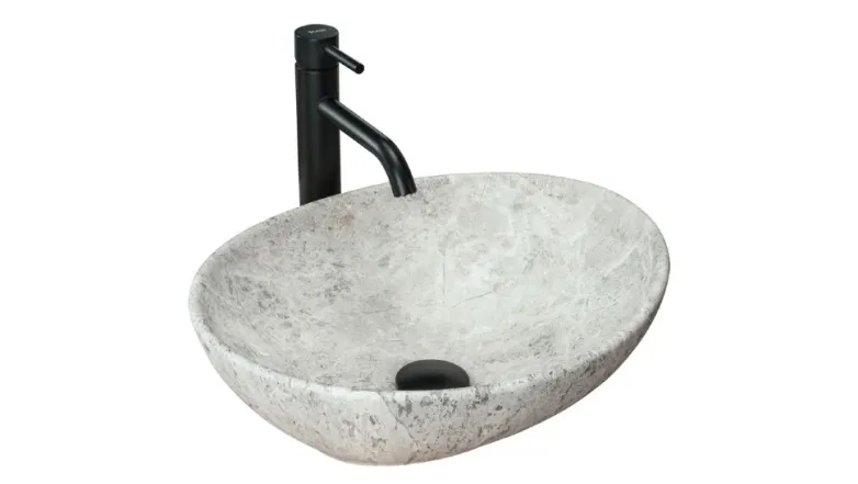 Умывальник Rea Sofia Light Stone 34,5x41 grey (REA-U0165)