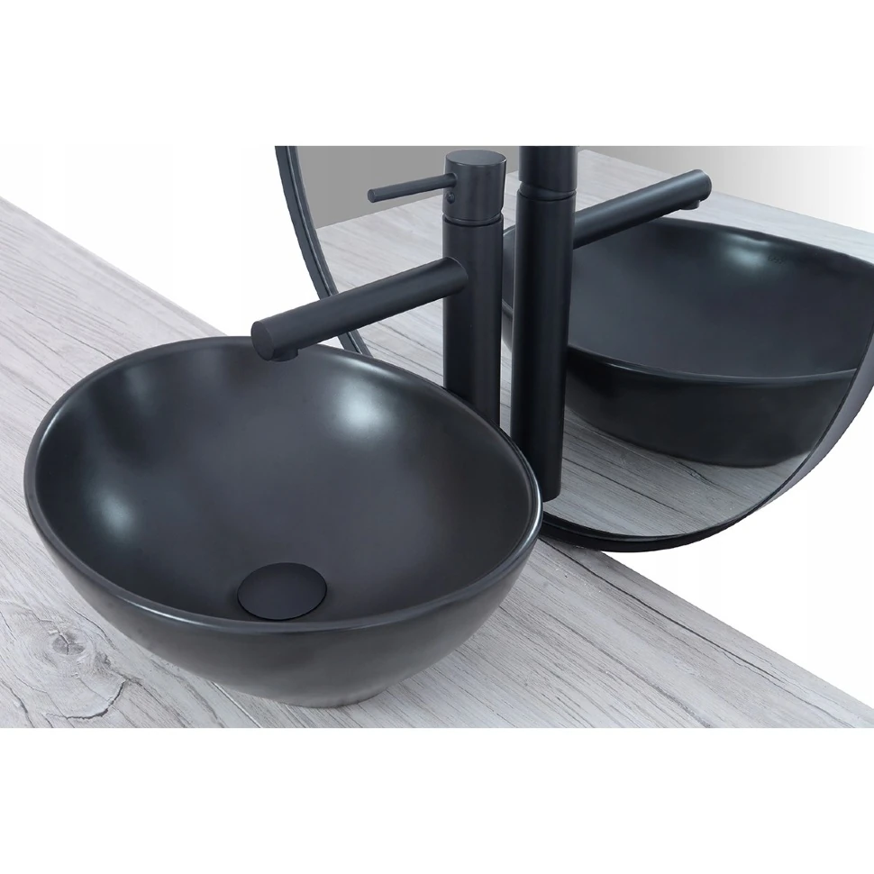 Умивальник Rea Sofia 34,5x40,9 black (REA-U0333) Фото - 2