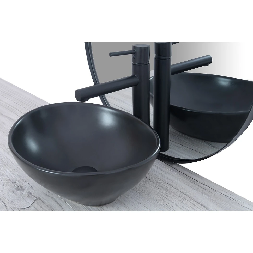 Умивальник Rea Sofia 34,5x40,9 black (REA-U0333) Фото - 3