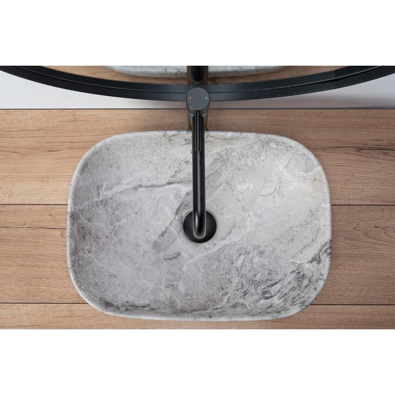 Умивальник Rea Livia 33,5x46,5 stone (REA-U3800) Фото - 3