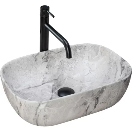 Умывальник Rea Livia 33,5x46,5 stone (REA-U3800)