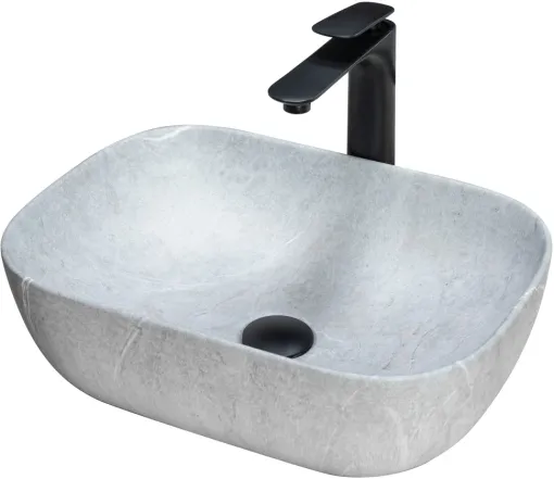 Умывальник Rea Livia 33,5x46,5 grey matt (REA-U3801)