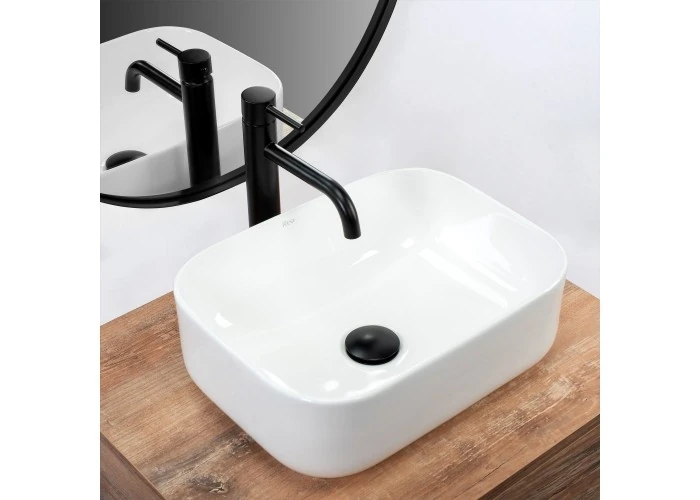 Умивальник Rea Demi Mini 40,5x31 white (REA-U5064) Фото - 2