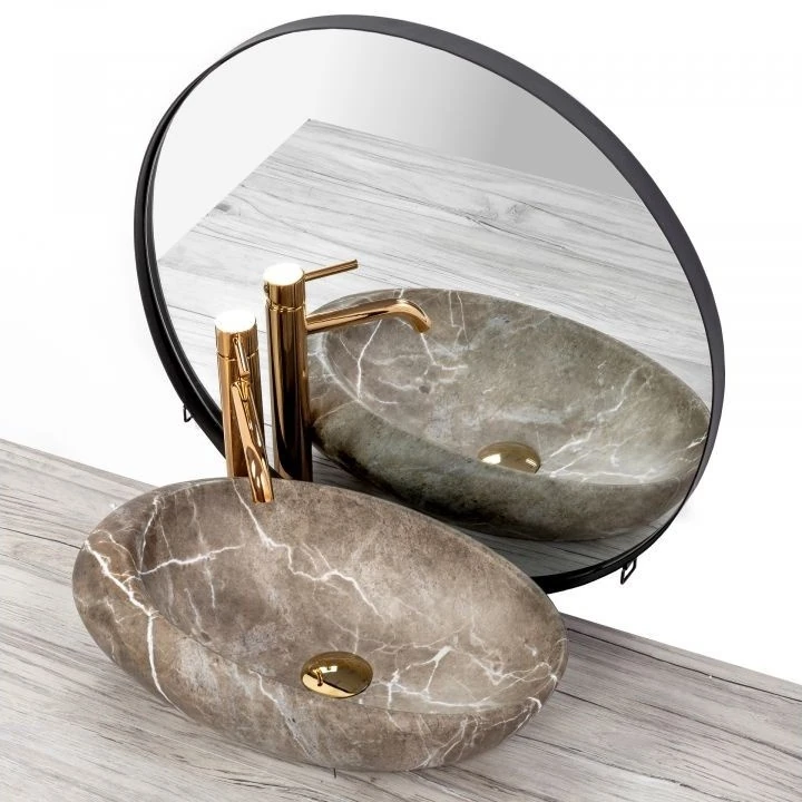 Умивальник Rea Roxy 49 30,7x48,6 B Stone nature (REA-U6650) Фото - 1