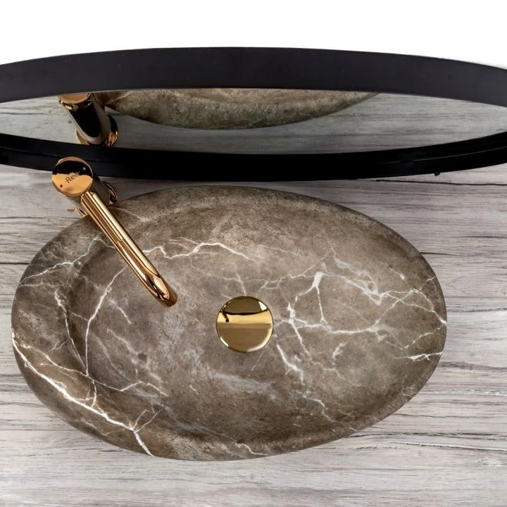Умивальник Rea Roxy 49 30,7x48,6 B Stone nature (REA-U6650) Фото - 2