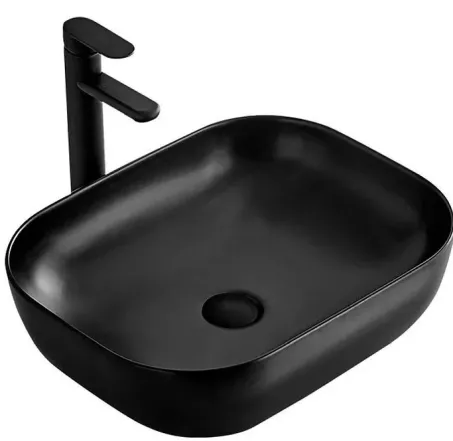 Умивальник Rea Belinda 33,5x46,5 black mat (REA-U8470)