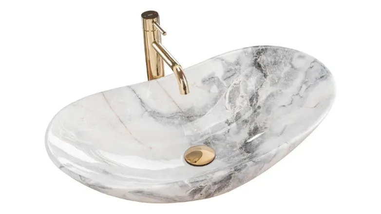 Умывальник Rea Royal 36x62,5 granit shiny (REA-U8596)