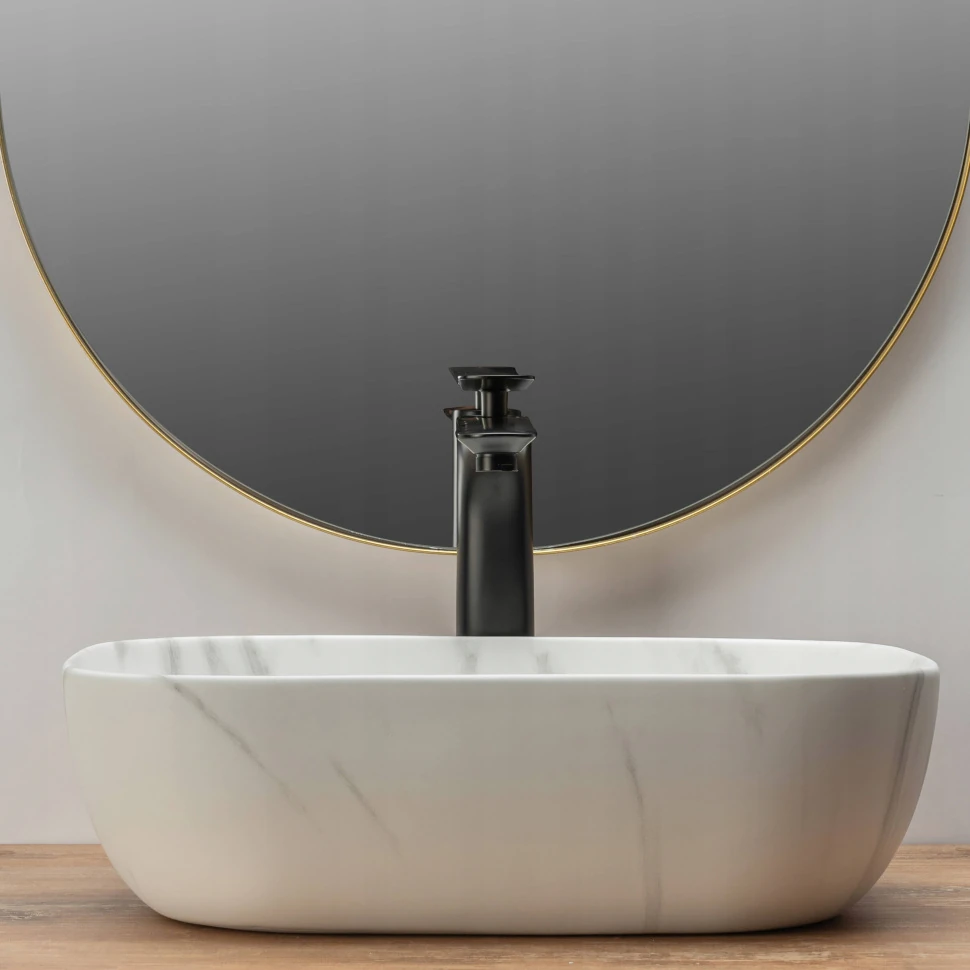 Умивальник Rea Belinda 46x32 marble mat (REA-U8702) Фото - 2