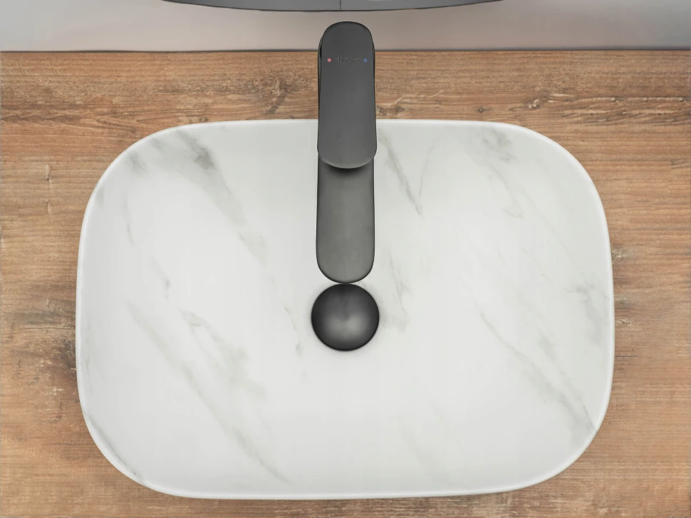 Умивальник Rea Belinda 46x32 marble mat (REA-U8702) Фото - 4