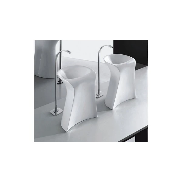 Умивальник Rea Milena 48x55 white, стоїть окремо (REA-U9903) Фото - 1