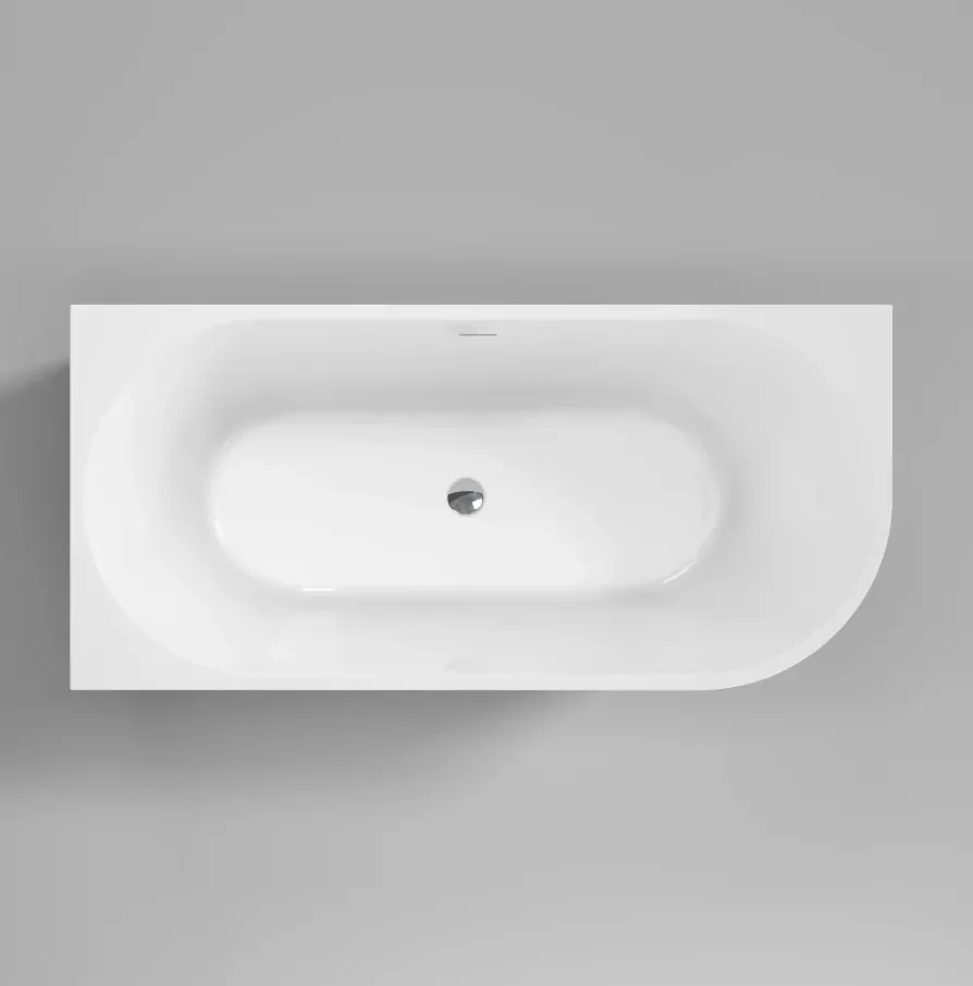 Ванна акрилова Rea Bellanto 150x75 + сифон + пробка click/clack, ліва (REA-W0250) Фото - 3