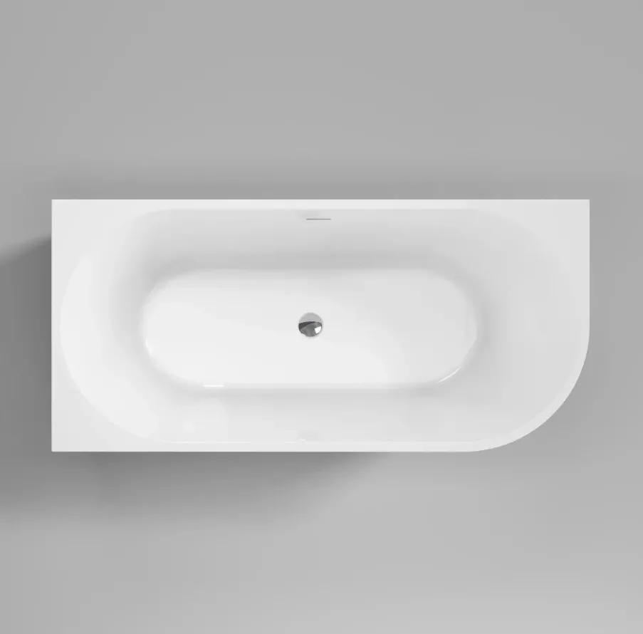 Ванна акрилова Rea Bellanto 160x75 + сифон + пробка click/clack, ліва (REA-W0252) Фото - 1