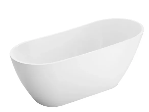 Ванна акриловая Rea Cori 160x78 + сифон + пробка click/clack (REA-W3000)