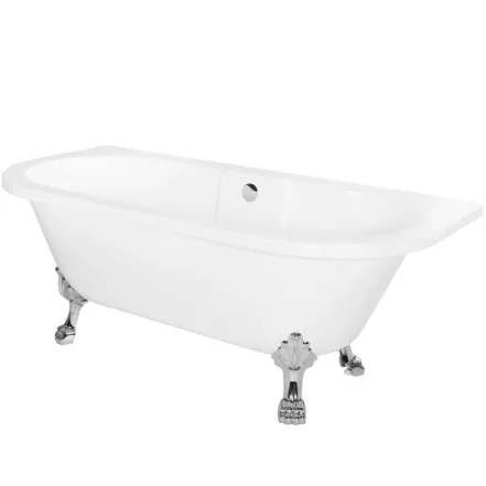 Ванна акриловая Rea Korfu 170x76,5 + сифон + донный клапан (REA-W5690)