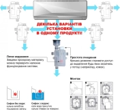 Сифон (сухий затвор) для кондиционерів/теплових насосів Redi DN20-26-30 (199CLPP) Фото - 2