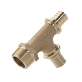 Трійник Rehau RAUTITAN RX+ (красная латунь) 20 – 20 - R 3/4