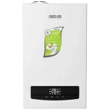 Газовый двухконтурный конденсационный котел Rens RCB-024 мощностью 24 кВт с дымоходом