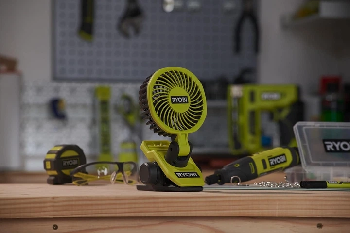Вентилятор акумуляторний кліпса Ryobi RCF4-120G (5133006143) Фото - 4