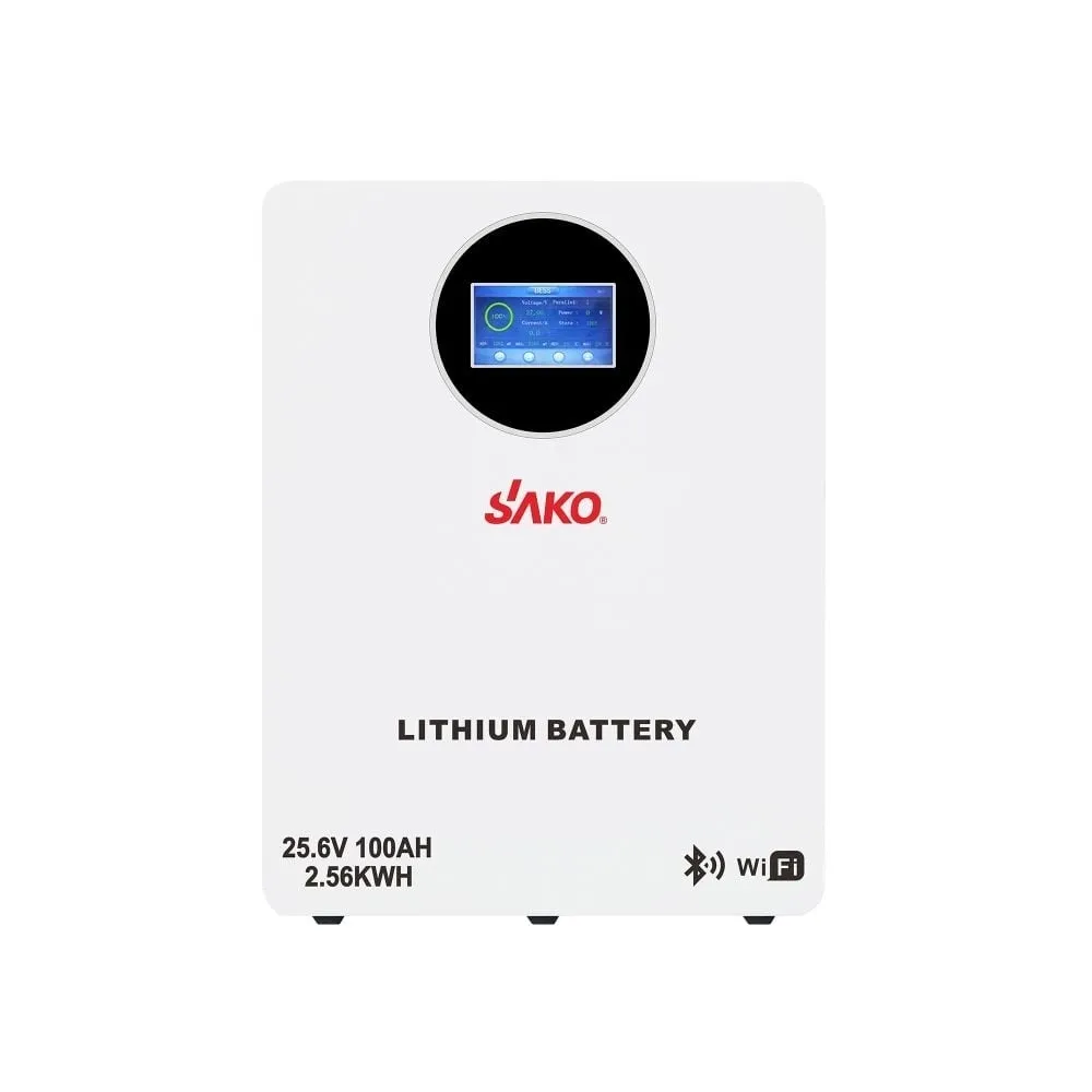 Акумуляторна батарея літій-залізо-фосфатна LiFePO4 100А*год 25.6В 2560Вт*год Sako Li-Sun series SK-25.6V100Ah настінний / підлоговий монтаж (42-00243)