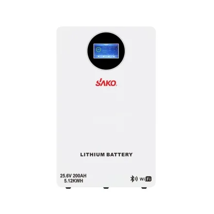 Аккумуляторная батарея литий-железо-фосфатная LiFePO4 200А*ч 25.6В 5120Вт*ч Sako Li-Sun series SK-25.6V200Ah настенный / напольный монтаж (42-00244)